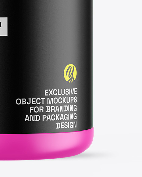 Matte Protein Jar Mockup