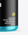 Matte Metallic Protein Jar Mockup Matte Metallic Protein Jar Mockup