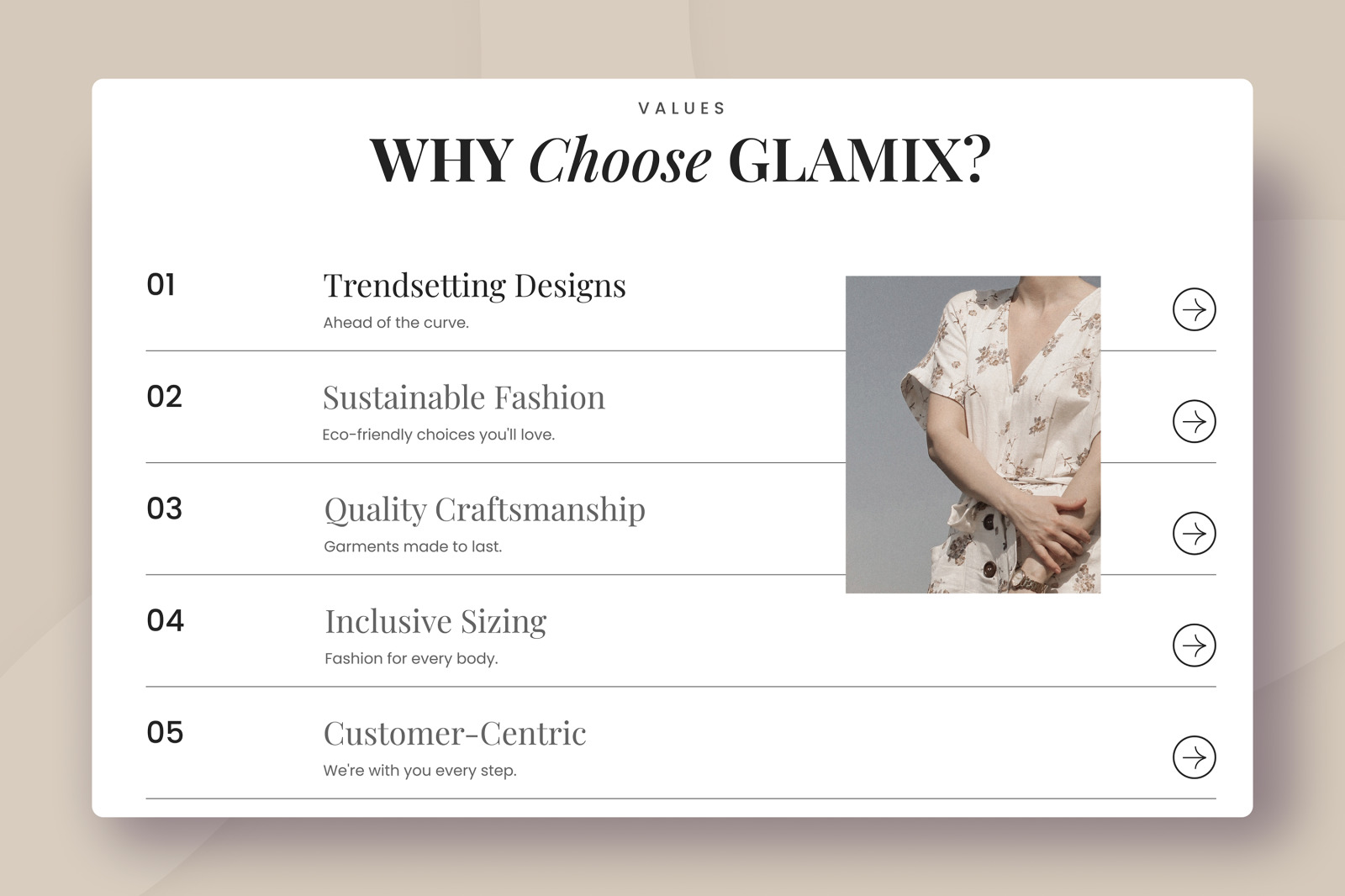 Glamix - Fashion Landing Page Glamix - Fashion Landing Page