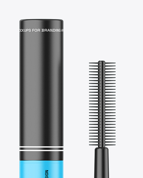 Matte Mascara Tube Mockup