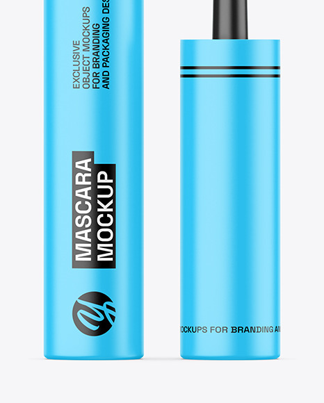 Matte Mascara Tube Mockup