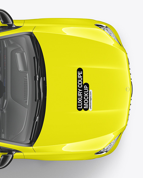 Luxure Coupe Mockup - Top View