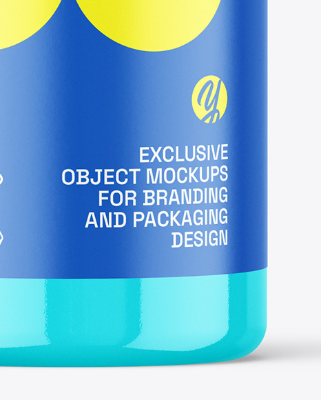 Glossy Plastic Bottle Mockup Glossy Plastic Bottle Mockup