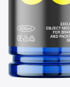 Blue Plastic Bottle w/ Pump Mockup