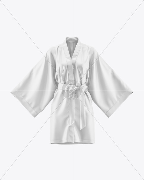 Short Women's Kimono Mockup