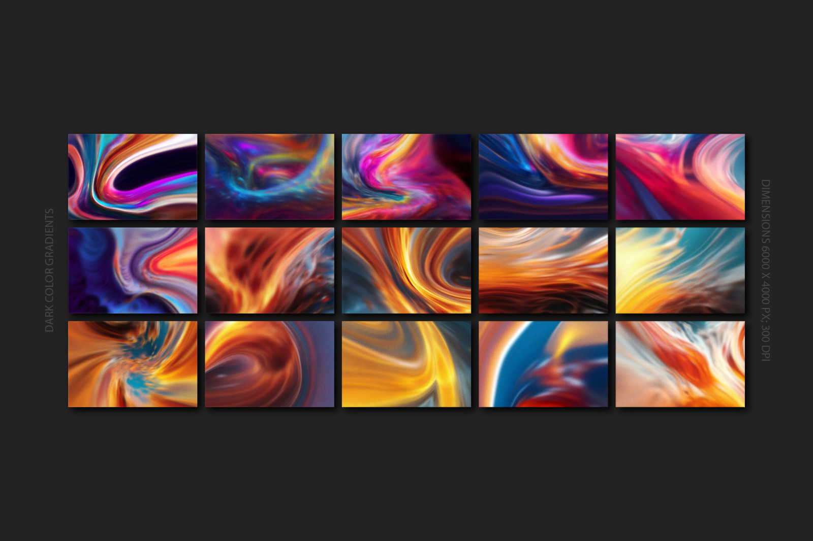 Śiva Abstract Gradient Textures