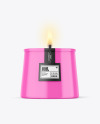 Glossy Candle Mockup