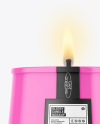 Glossy Candle Mockup