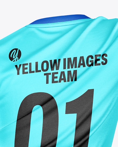 Men's Soccer Kit Mockup - Back View