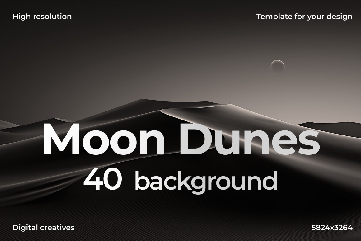 Moon Dunes Background Set