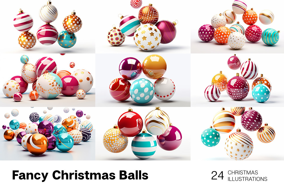 Fancy Christmas Balls