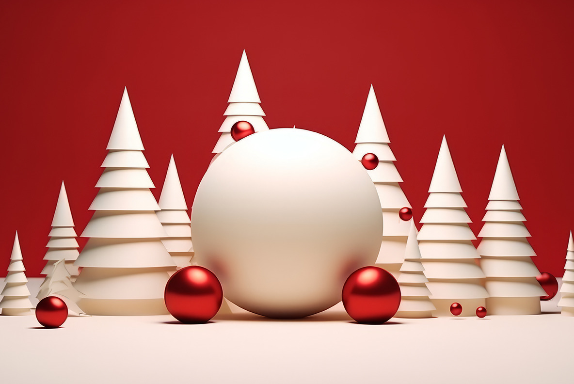 Red Christmas backgrounds