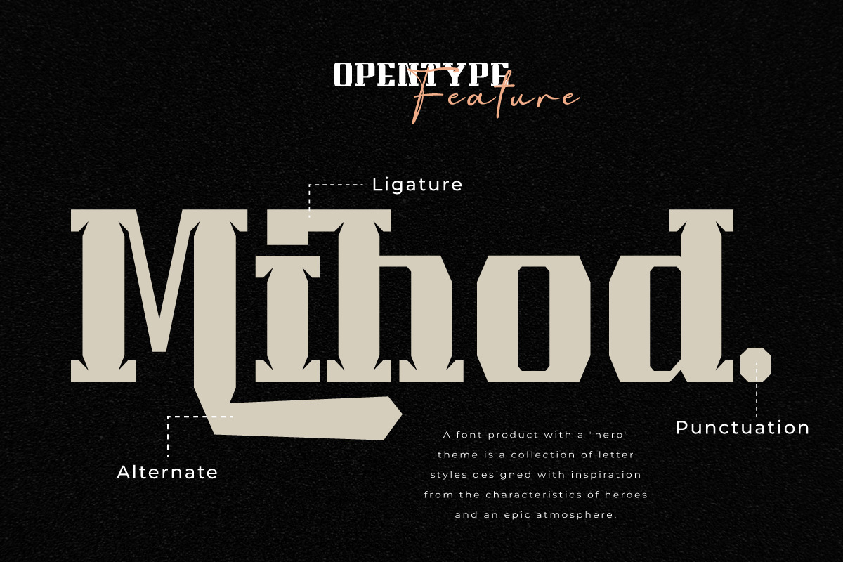 Marithan | Display Hero Font