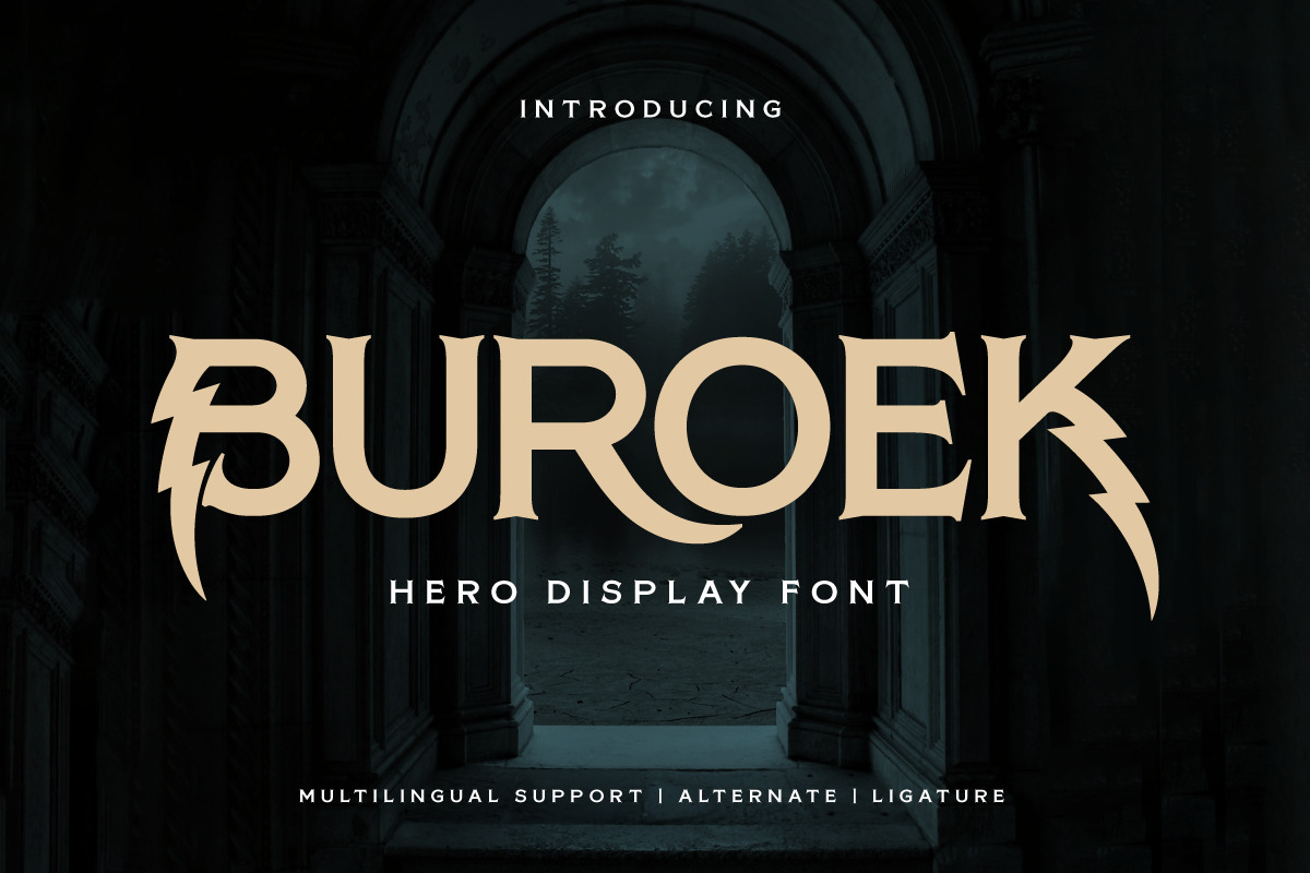 Buroek | Display Hero Font Buroek | Display Hero Font