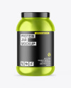 Metallic Protein Jar Mockup