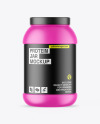 Matte Protein Jar Mockup