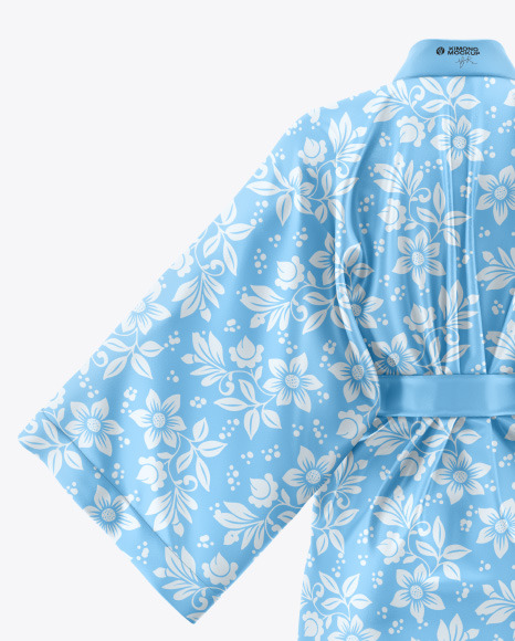 Short Women's Kimono Mockup