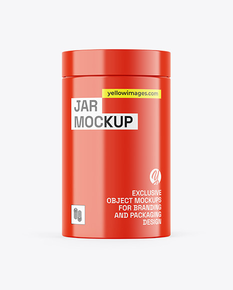 Glossy Jar Mockup