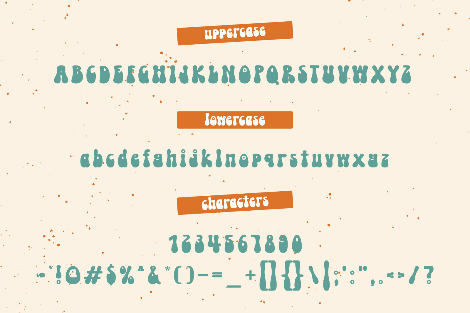 Boho Melody - Groovy Typeface