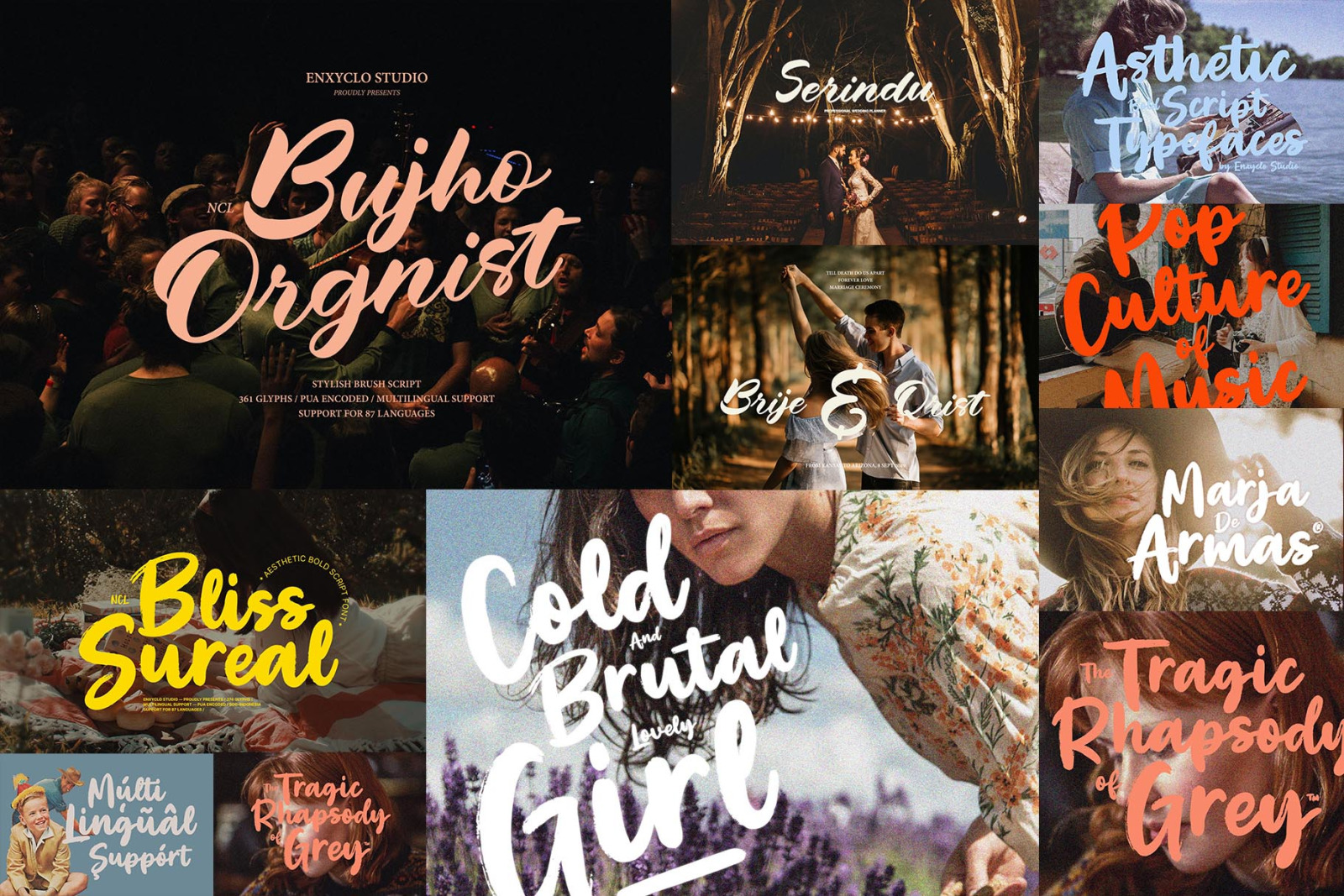 Modern Font Mega Bundle (Vol.01)