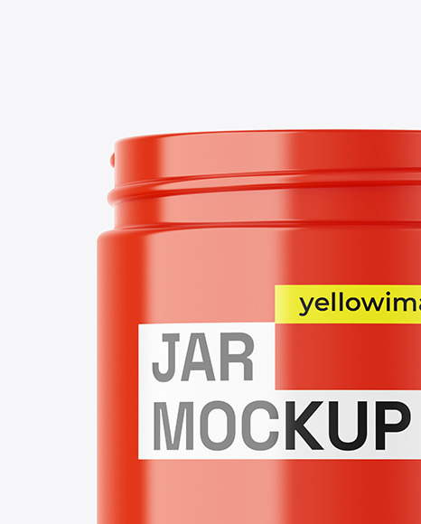 Glossy Jar Mockup