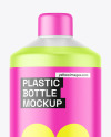 Frosted Plastic Bottle Mockup