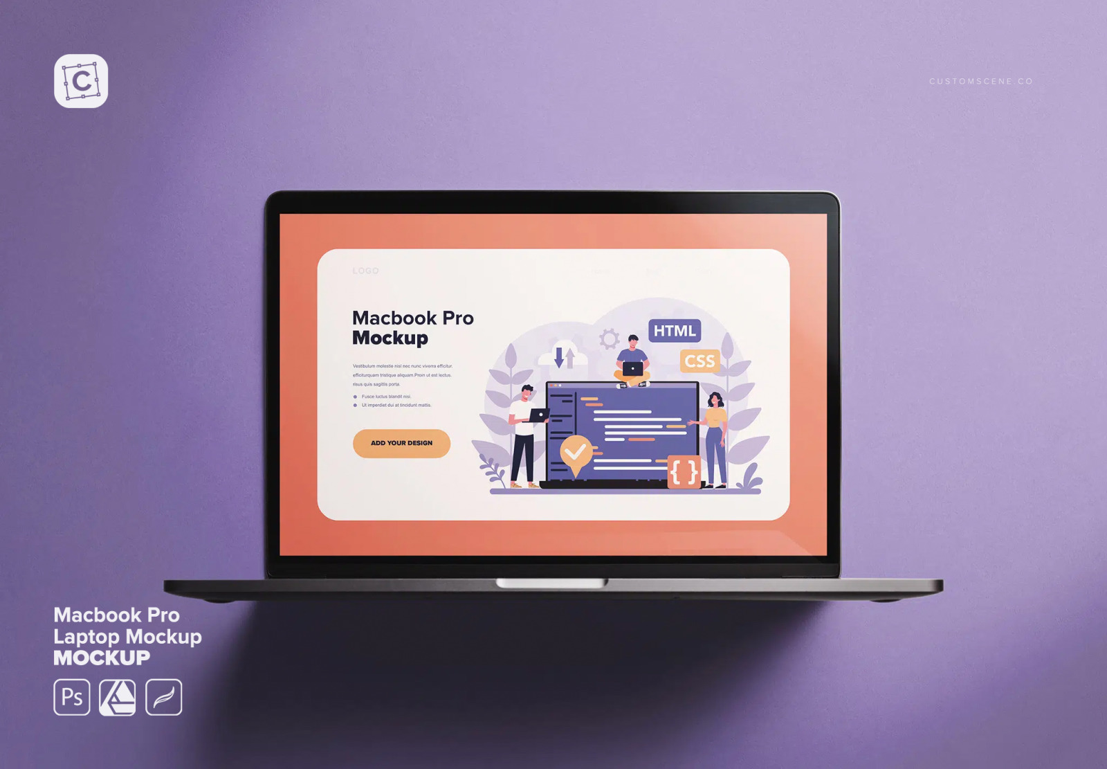 Macbook Pro Laptop Mockup (16-inch) Macbook Pro Laptop Mockup (16-inch)
