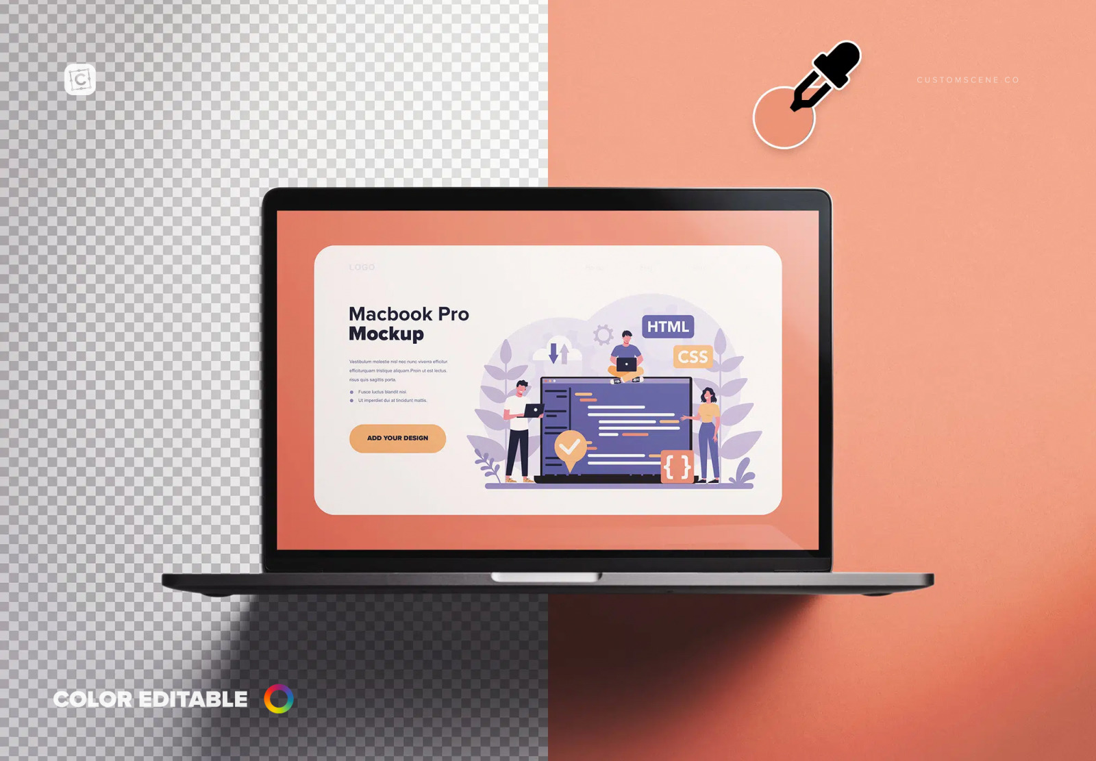 Macbook Pro Laptop Mockup (16-inch) Macbook Pro Laptop Mockup (16-inch)