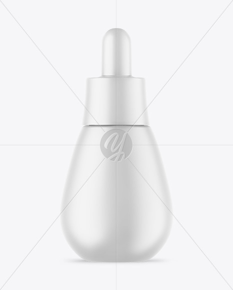 Matte Dropper Bottle Mockup