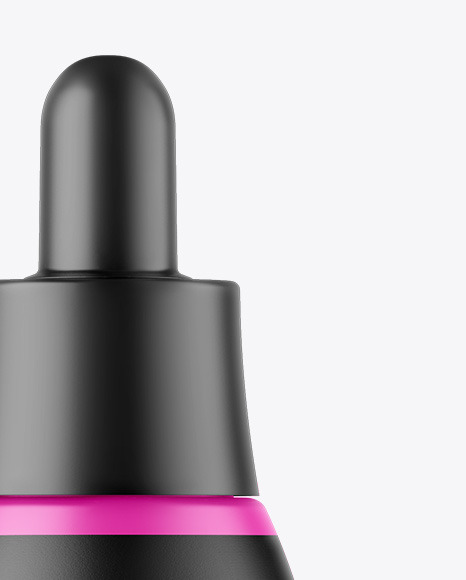 Matte Dropper Bottle Mockup