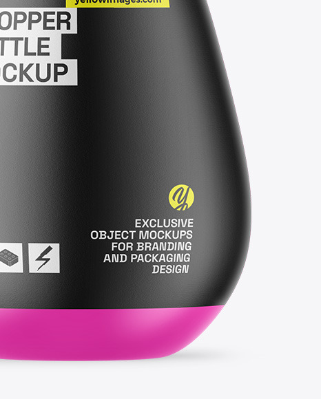 Matte Dropper Bottle Mockup