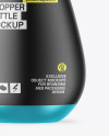 Matte Metallic Dropper Bottle Mockup