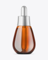 Amber Glass Dropper Bottle Mockup