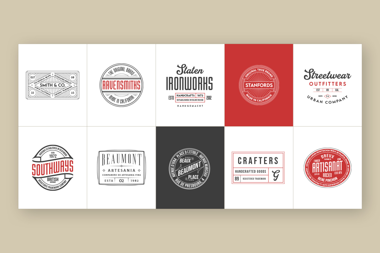 50 Retro Modern Logos 50 Retro Modern Logos