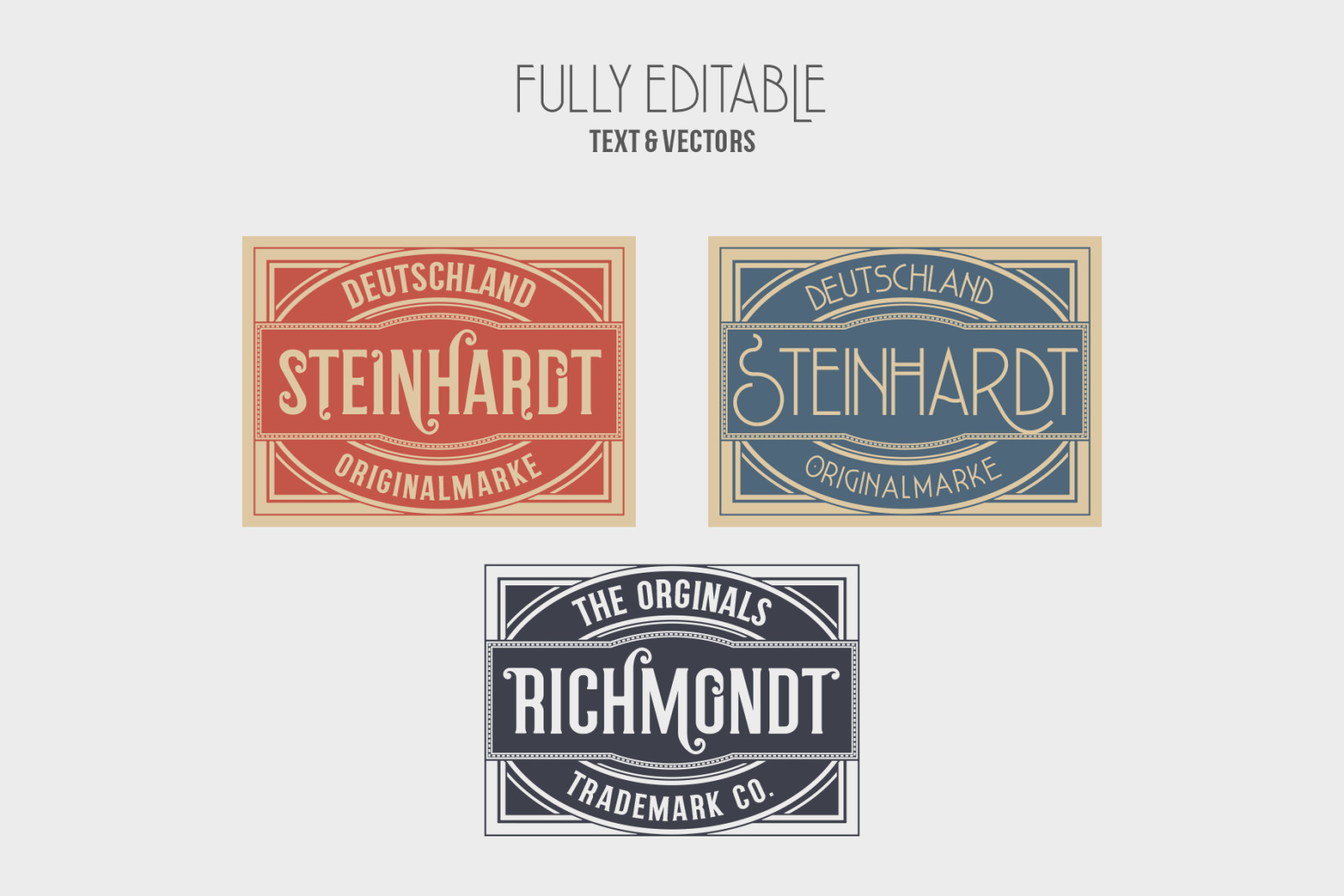 19th Century Vintage Labels