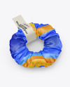 Silk Hair Scrunchie Mockup