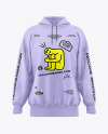 Oversize Hoodie Mockup - Front View