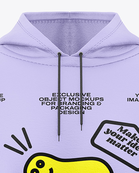 Oversize Hoodie Mockup - Front View