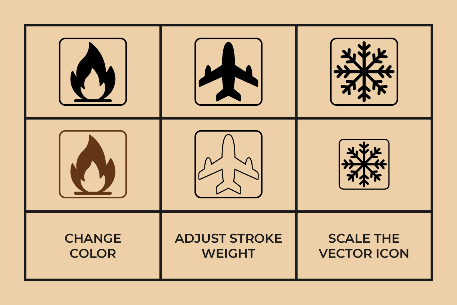 Packaging Line Icons