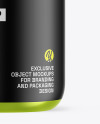 Metallic Protein Jar Mockup Metallic Protein Jar Mockup