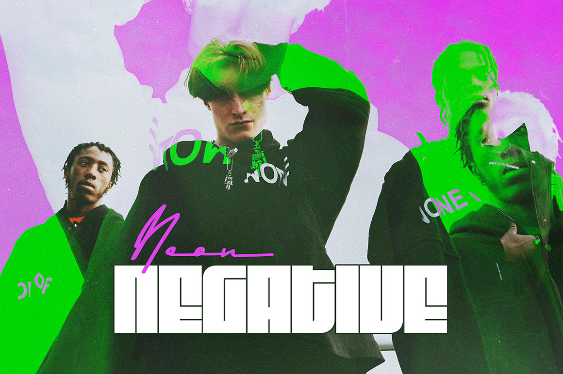 Neon Negative Photo Effect Neon Negative Photo Effect