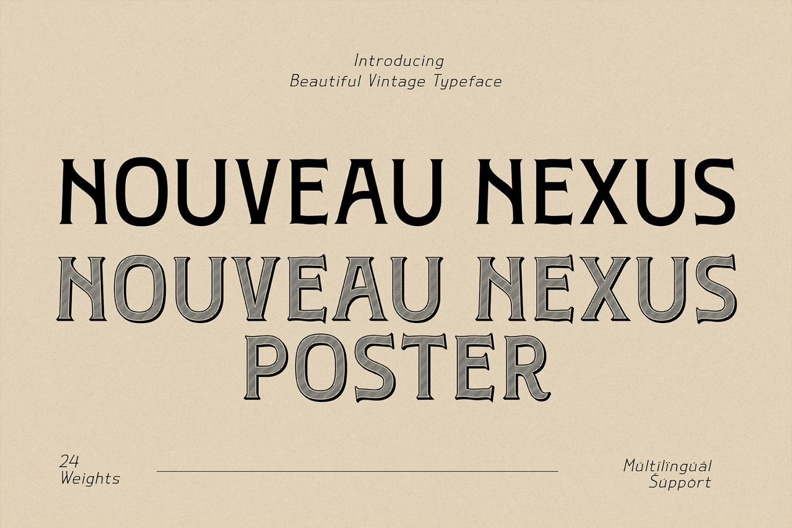 Nouveau Nexus - Vintage Display Nouveau Nexus - Vintage Display