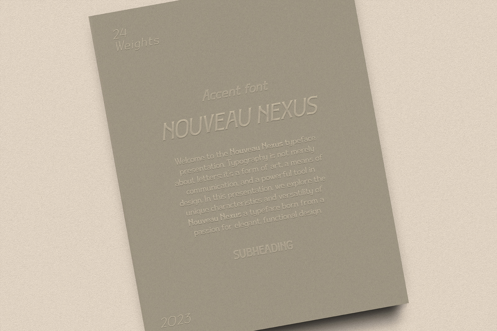Nouveau Nexus - Vintage Display Nouveau Nexus - Vintage Display