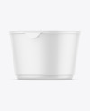 Matte Yogurt Cup Mockup