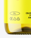 Clear Glass Olive Oil Bottle Mockup