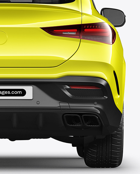 Luxure Coupe Mockup - Back View