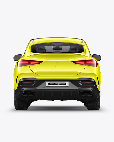 Luxure Coupe Mockup - Back View