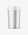 Metallized Ice Cream Cup Mockup