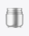 Matte Metallic Cosmetic Jar Mockup