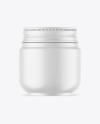 Matte Cosmetic Jar Mockup